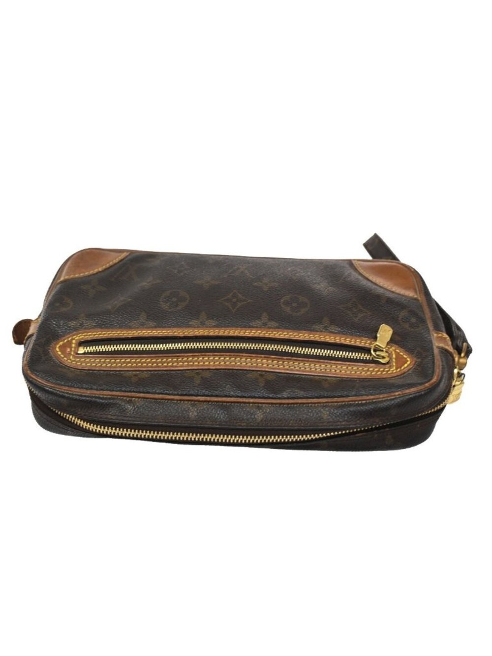 Louis Vuitton Marly Dragonne Clutch Brown Monogram Leather - Picture 5 of 15